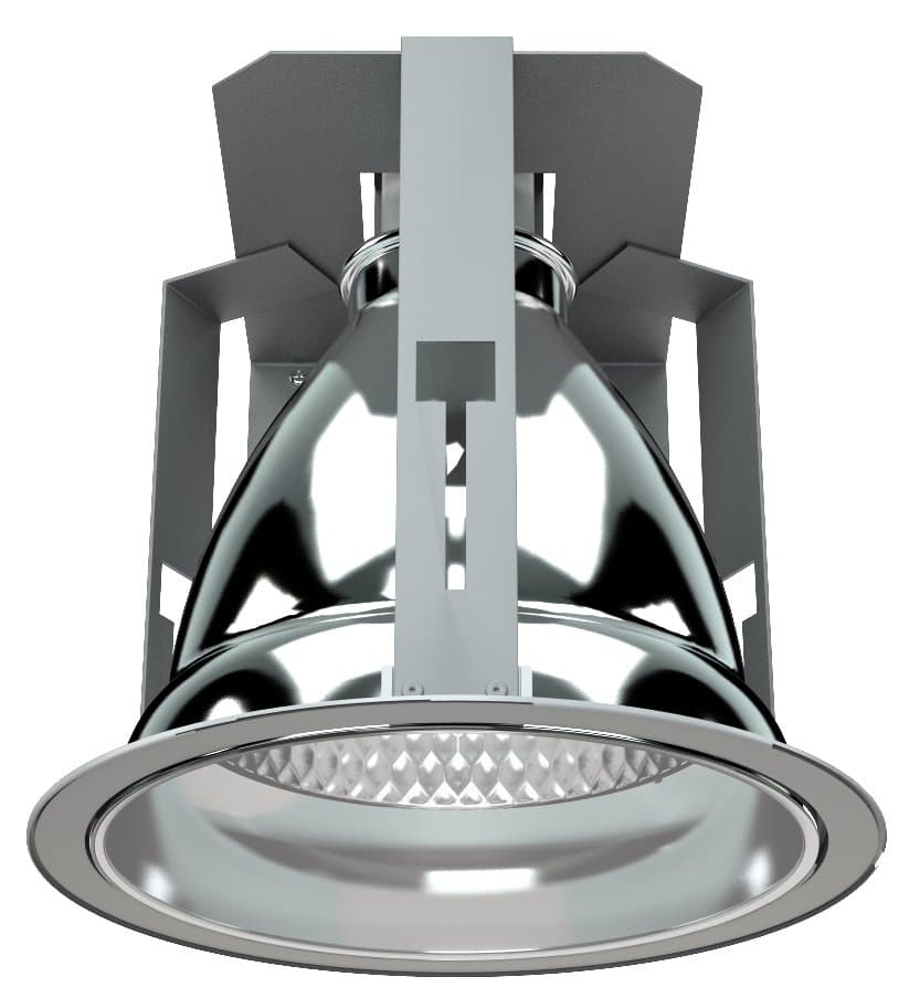 СТ DLP 118 Светильник люминесцентный вcтраиваемый downlight 1x18W G24-d2 (комп.лампа) — миниатюра 2