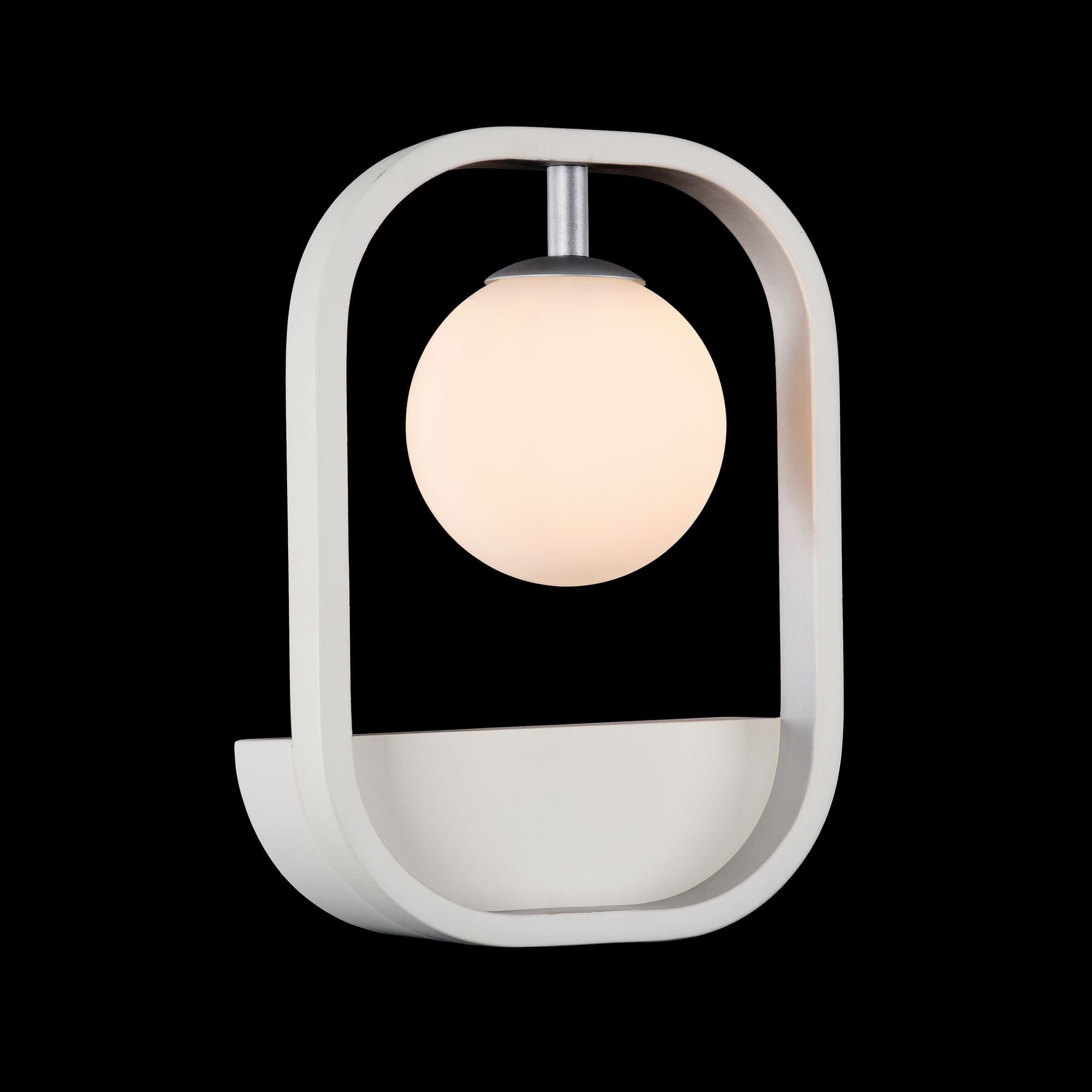 Maytoni Modern Avola Белый с Серебром Бра 1xG9 40W MOD431-WL-01-WS — миниатюра 2