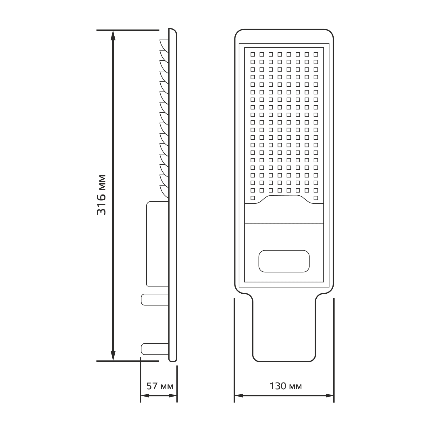 Gauss Светильник уличный Avenue 30W 3000lm 5000K 190-250V IP65 316*130*57мм черный КСС "Ш" LED 629534330 — миниатюра 2
