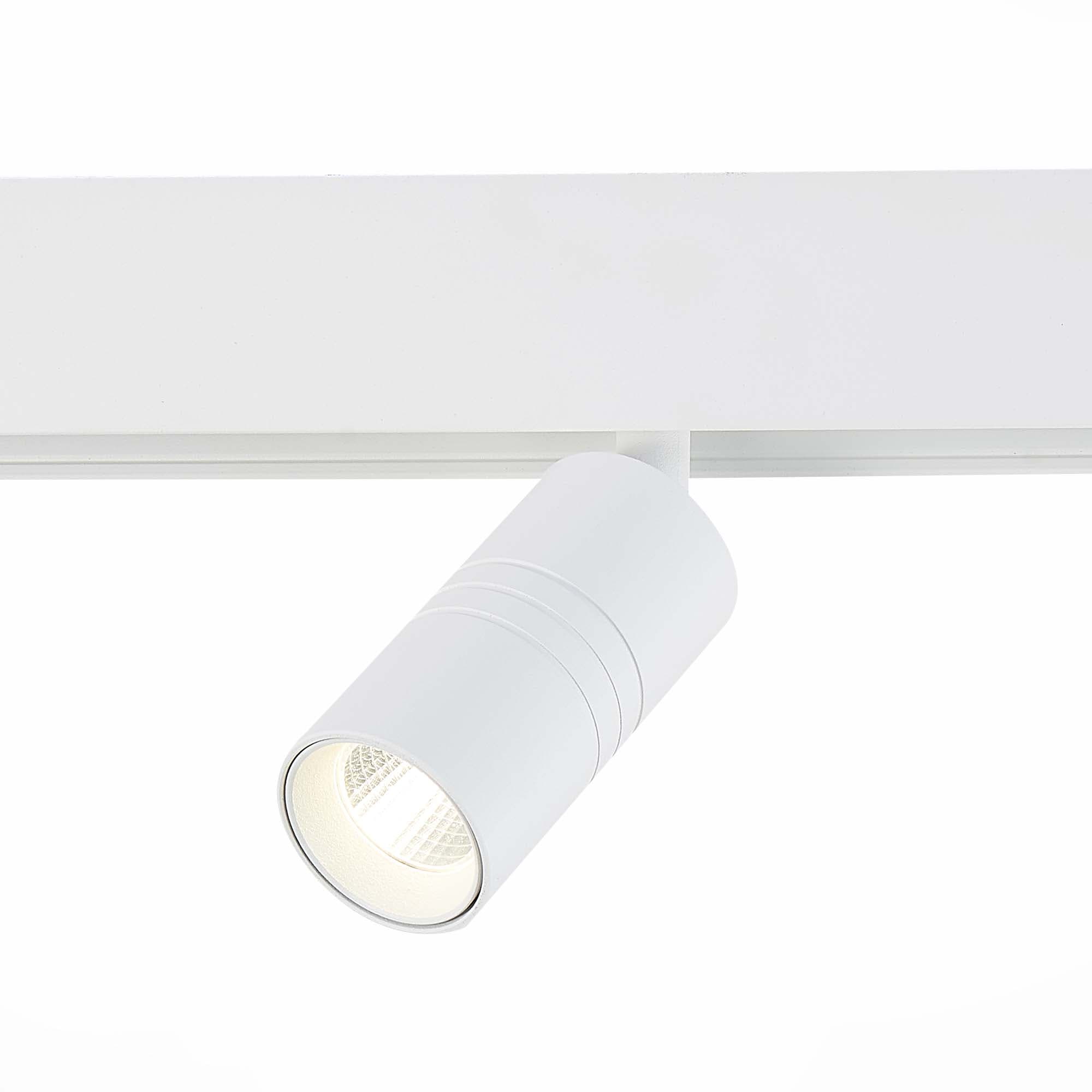 ST Luce ST365.546.07 Магнитный трековый светильник белый LED 1*7W 4000K 595Lm Ra>80 36° IP20 L-xW44xH90 48V