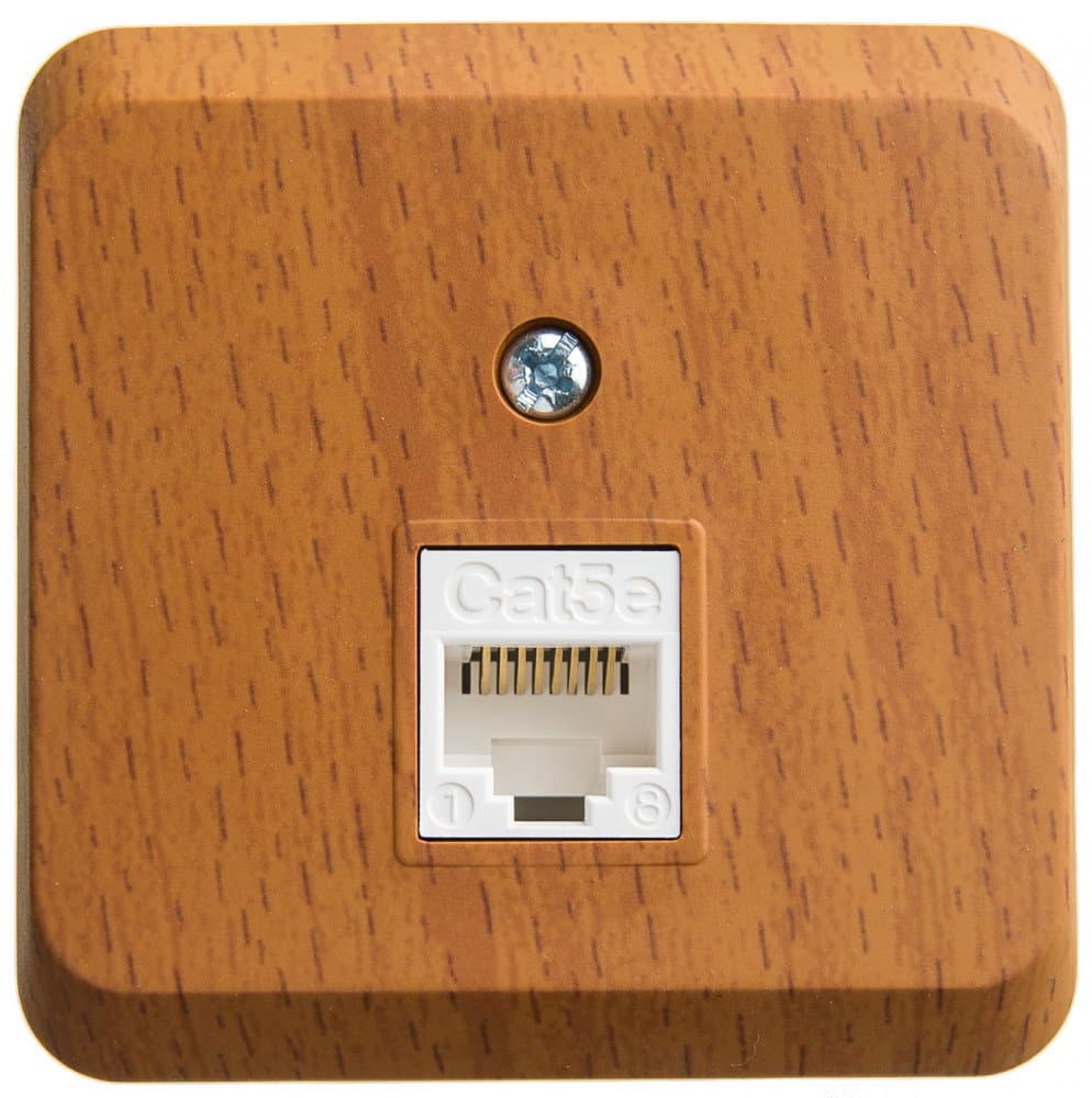 Systeme Electric Этюд наруж Бук Розетка компьютерная RJ45 кат.5E