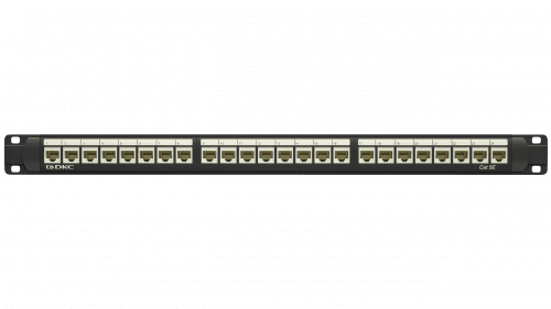 DKC Патч-панель 19",1U,CAT5E, 24 модуля RJ45, неэкранированная