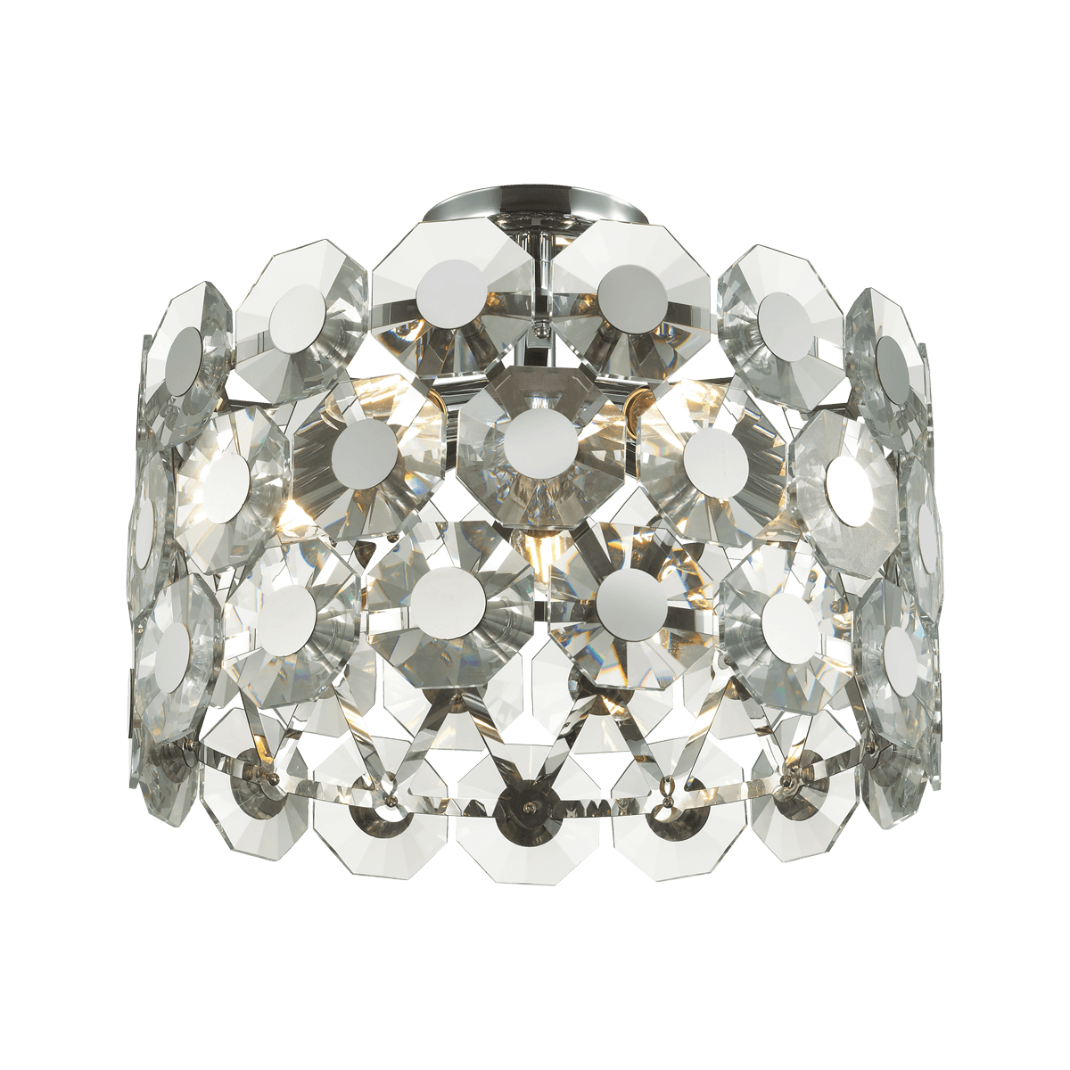 Odeon Light 4973/5C HALL ODL22 373 хром/хрусталь Люстра потолочная E14 5*40W TOKATA — миниатюра 2