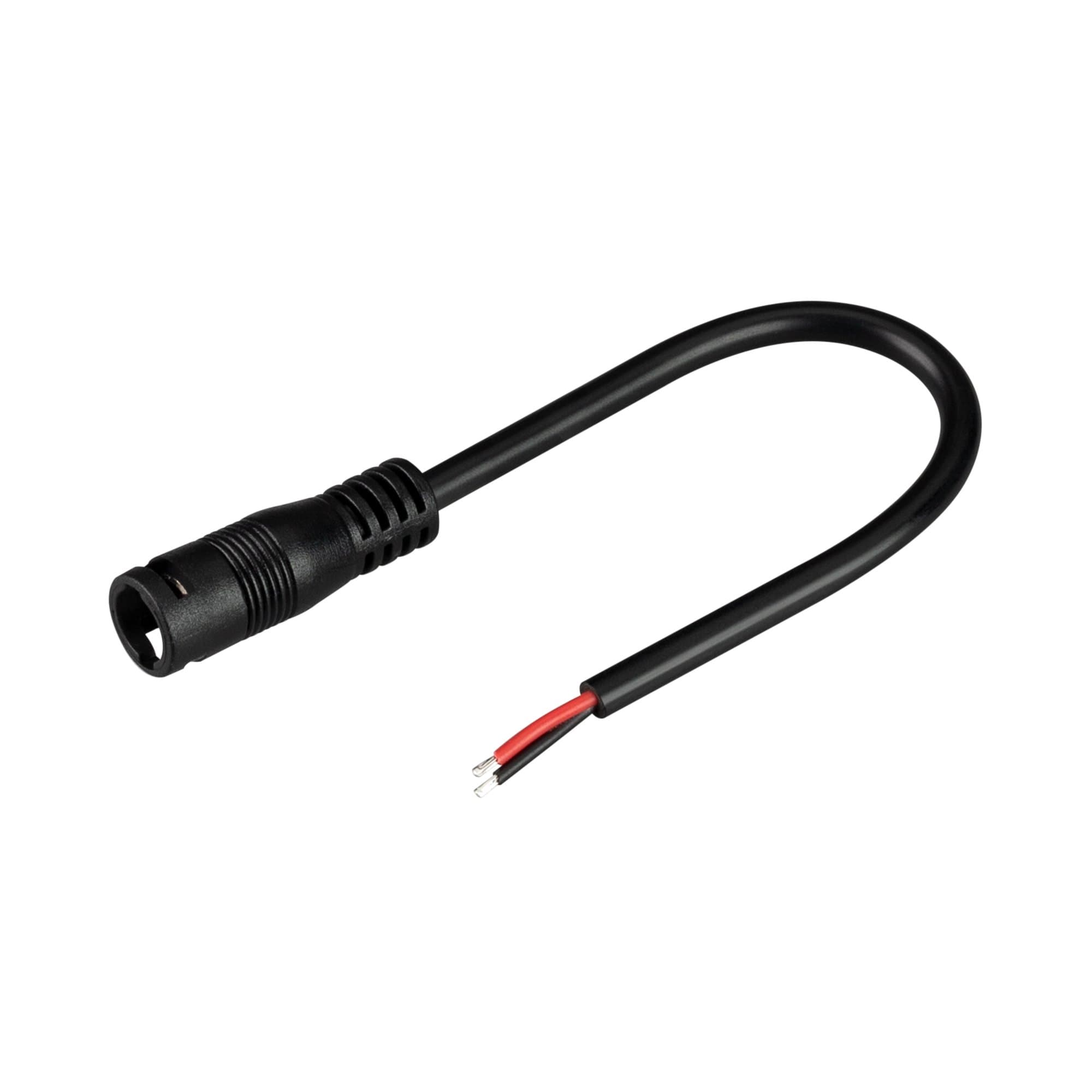 Arlight Коннектор выводной DC-MONO-2PIN-L150-F (JACK 5.5, LOCK) (-) 032854