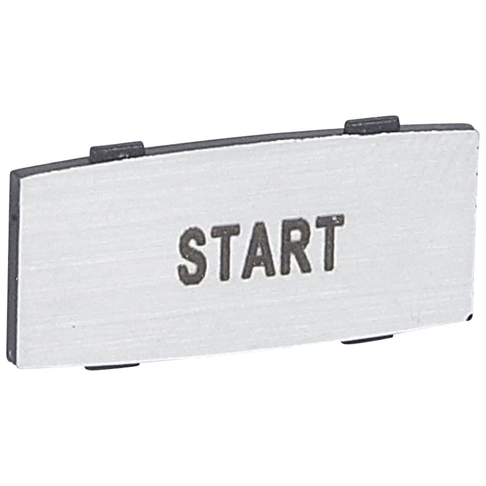 Legrand Osmoz вставк. узкая алюм. "START" надпись 024351