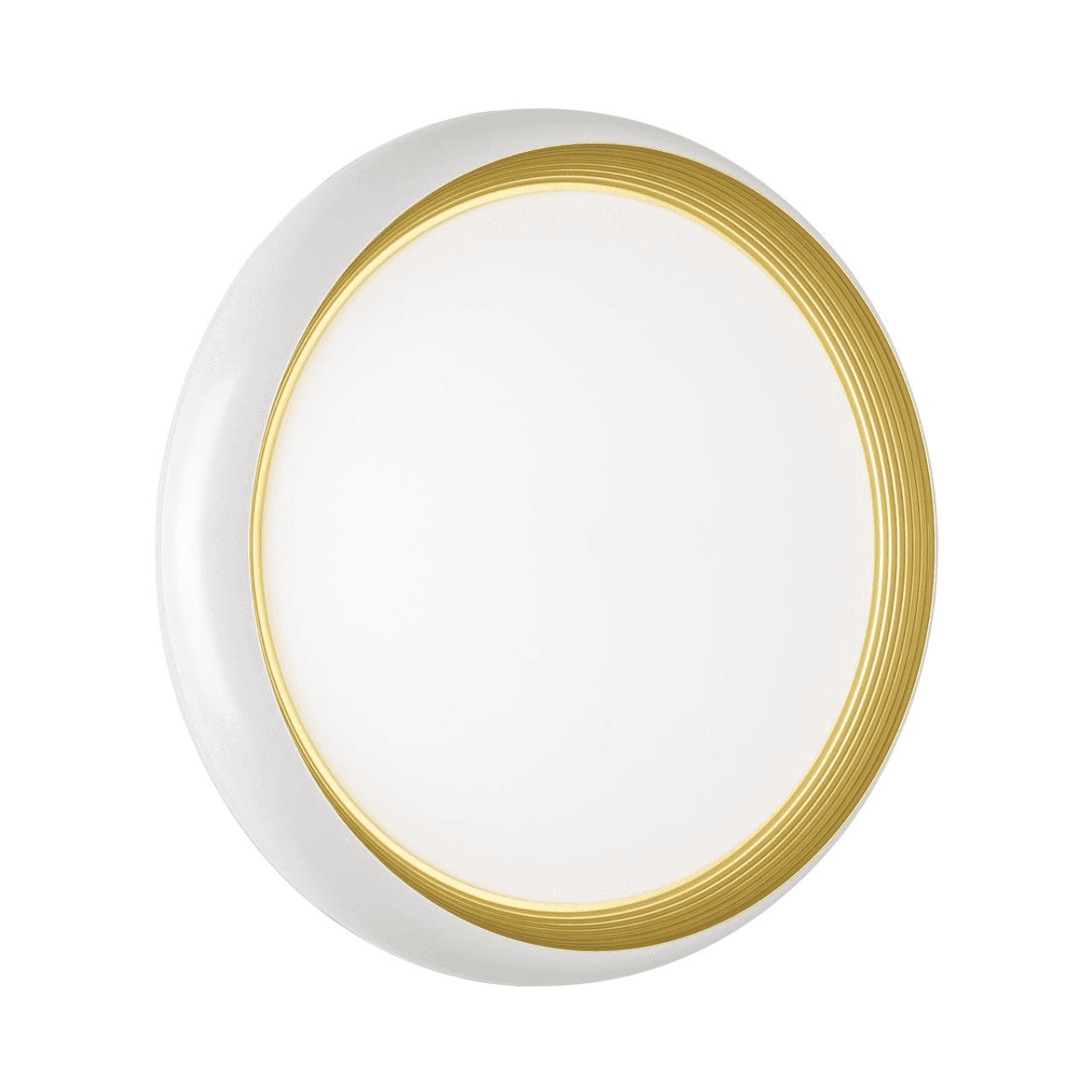 Sonex 7650/DL PALE SN Светильник пластик/белый/золотой LED 48Вт 4000К D380 IP43 TOFIQ WHITE