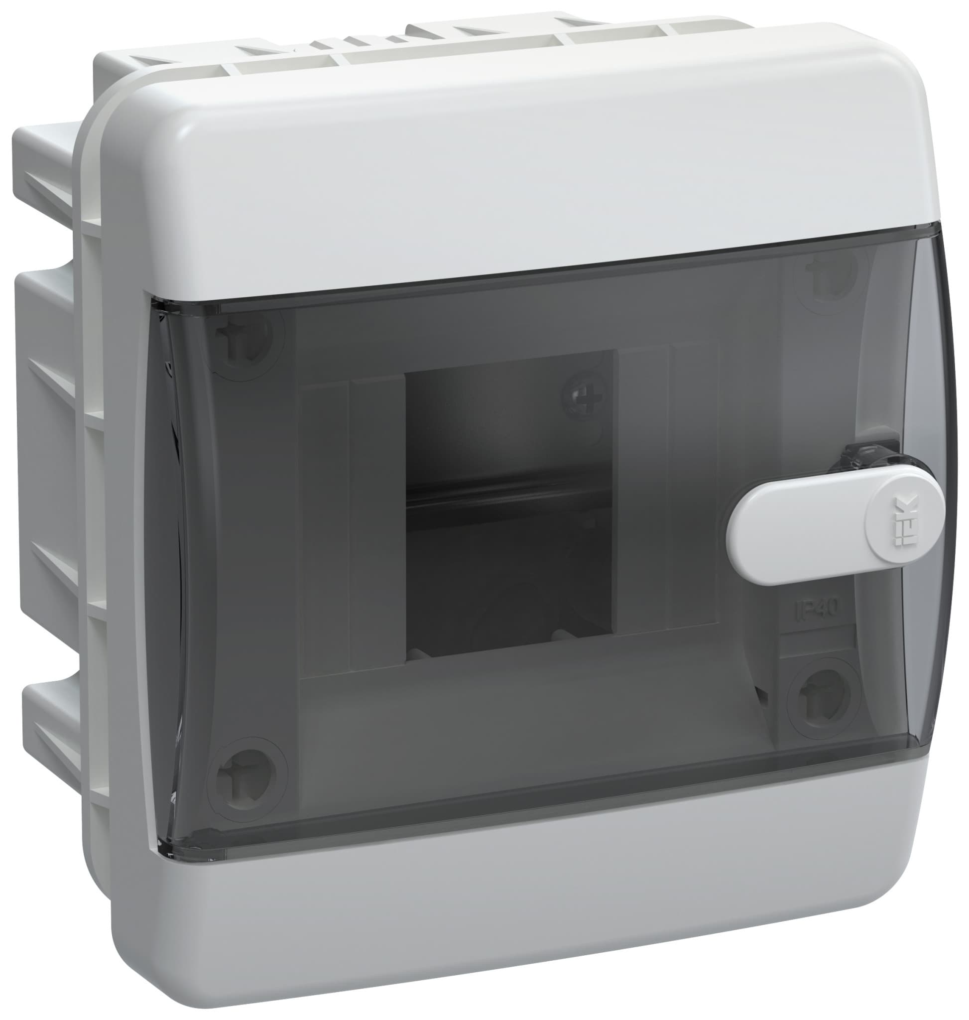 UNION Compact Корпус пласт. ЩРВ-П-4 IP41 черн. пр. дв. IEK