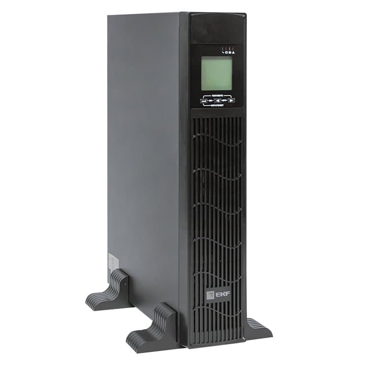 EKF PROxima Источник Бесперебойного Питания Линейно-интерактивный  E-Power PSW 600 1000 ВА, для монтажа в стойку, c АКБ 2 х 12В_7 Ач