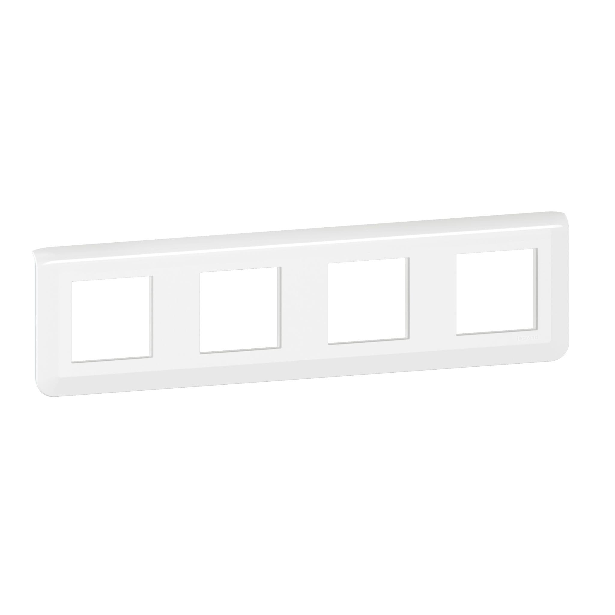 Legrand Mosaiс Рамка - Программа Mosaic - 4x2 модуля - белая 078808L — миниатюра 3