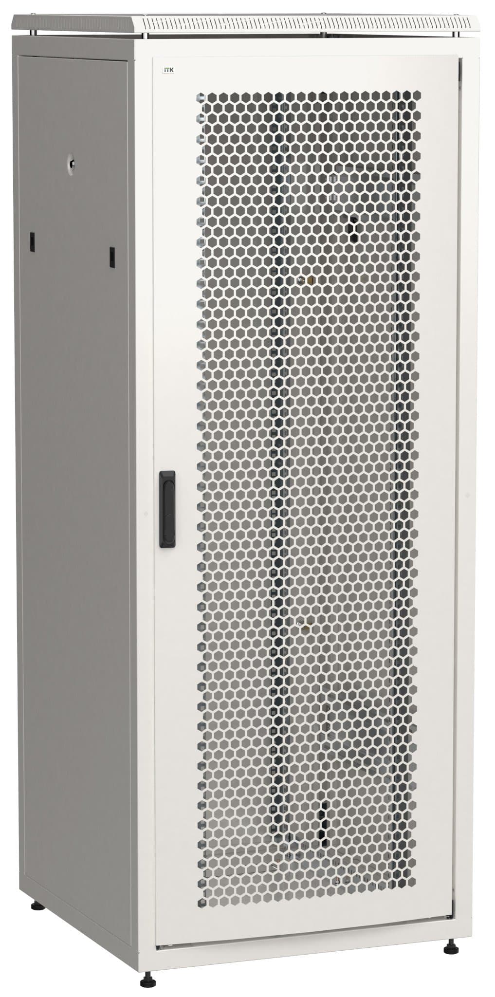 IEK LINEA N ITK 42U 800х800мм перфорированная передняя дверь, задняяя металлическая серый LN35-42U88-PM