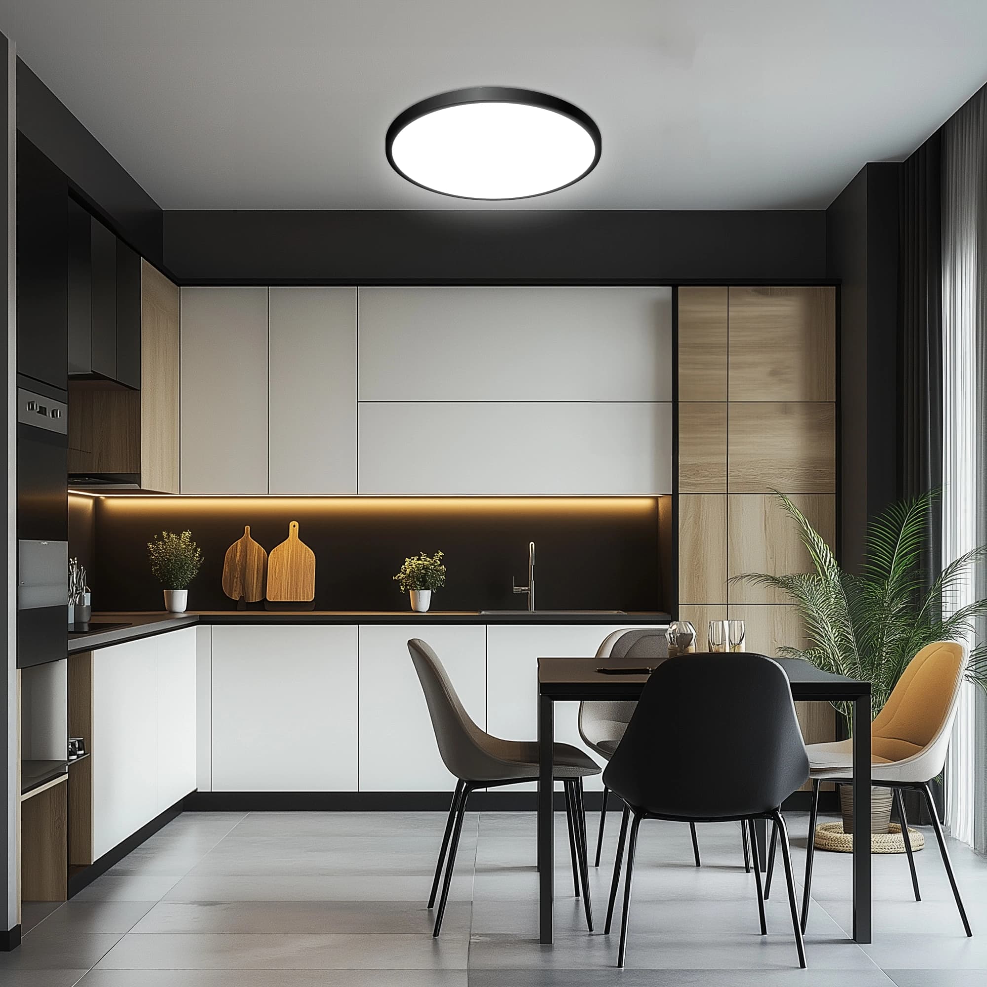 Citilux CL738401V Бейсик Черный Светильник накладной LED 40W*Мульти — миниатюра 5