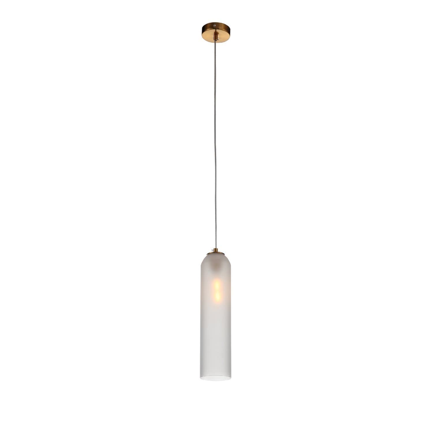 ST Luce SL1145.353.01 Светильник подвесной Латунь/Белый E27 1*60W