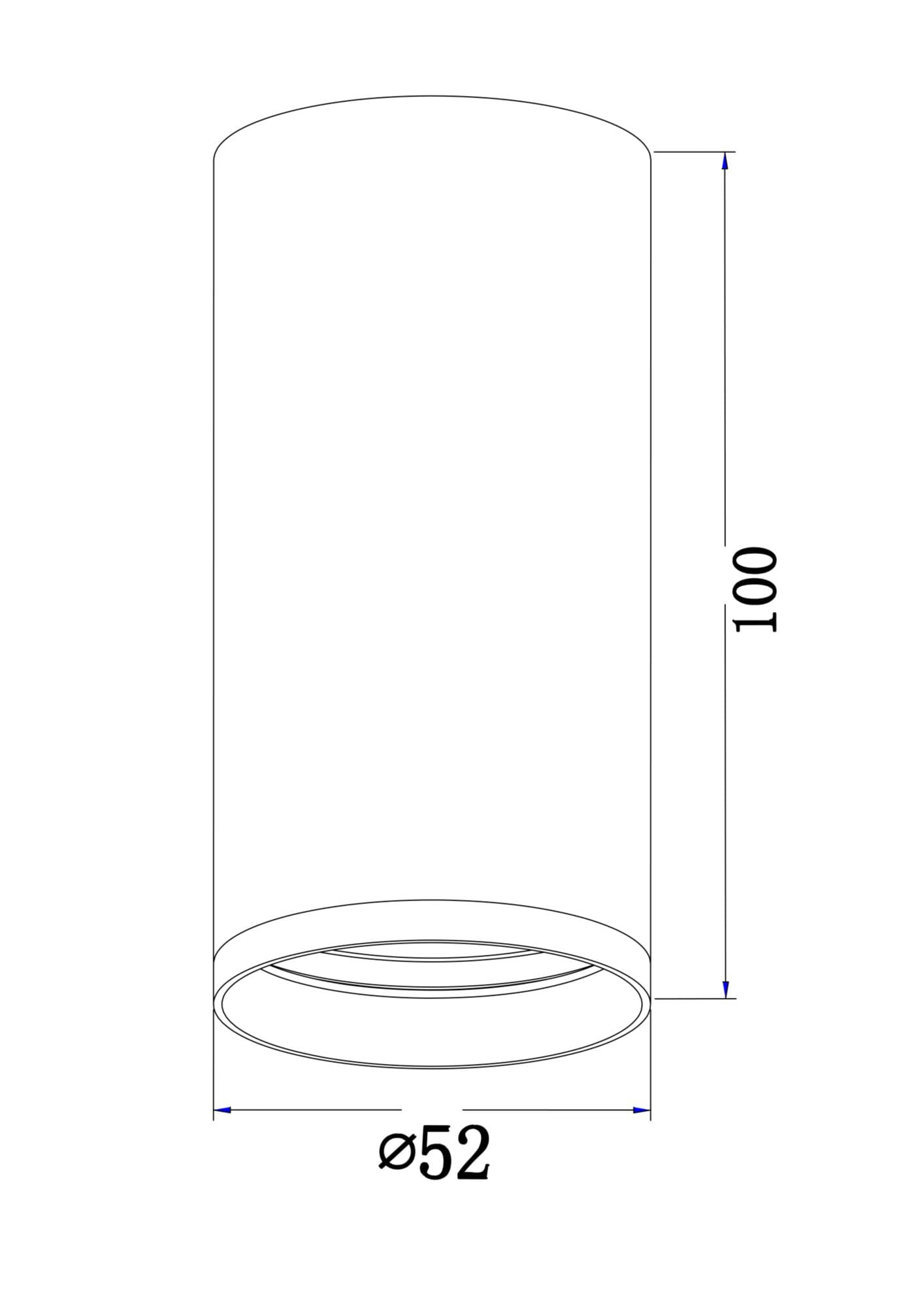 Maytoni Ceiling & Wall FOCUS S Латунь Потолочный светильник C052CL-01BS — миниатюра 3