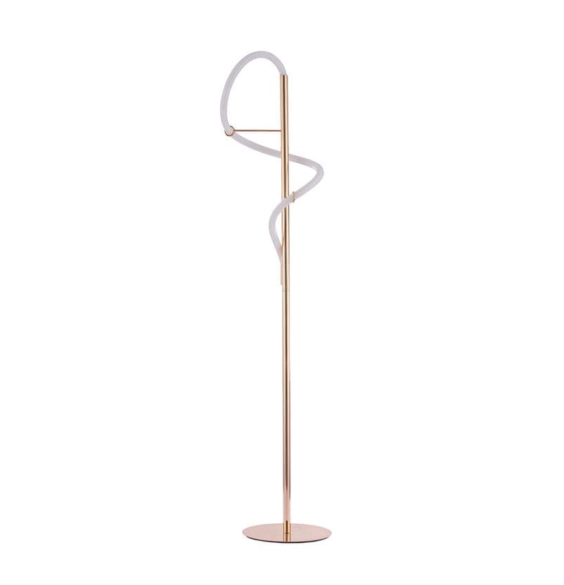 Kink Light 08040-F,33 Торшер ДАЛИЯ золото d35 h160 Led 48W (3000К)