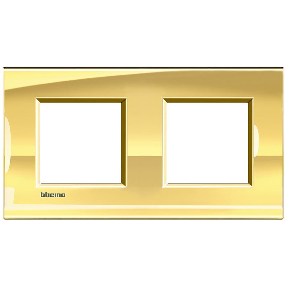 BT LL Золото Рамка прямоугольная, 2+2 мод LNA4802M2OA — миниатюра 2