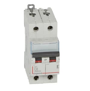 Legrand DX3 Автоматический выключатель 2P 6A (С) 6000/10kA 407796 — миниатюра 2