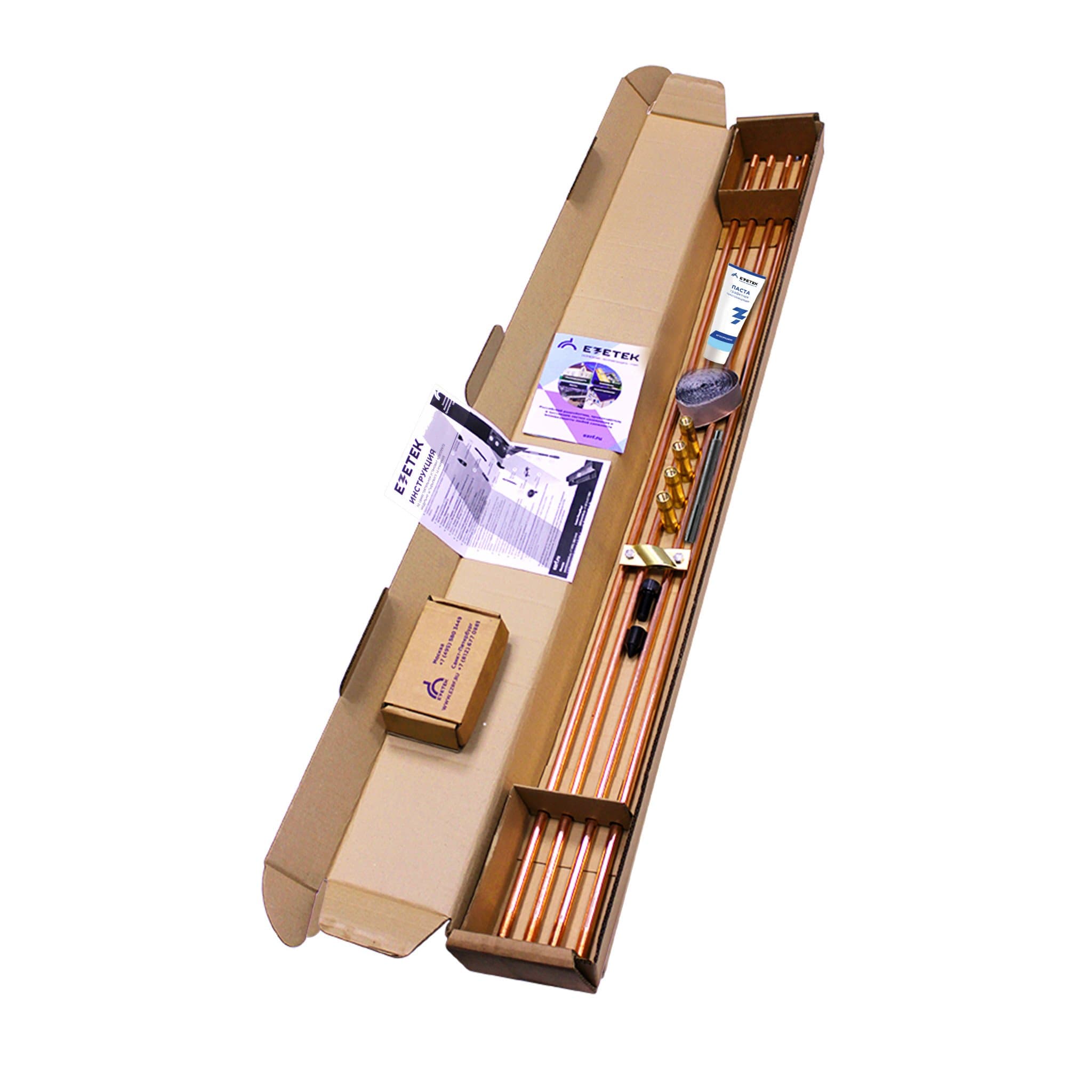 EZETEK Комплект заземления EZ – 6 (6 метров, 16 мм, 5 х 1200 мм) с насадкой SDS-max 60282