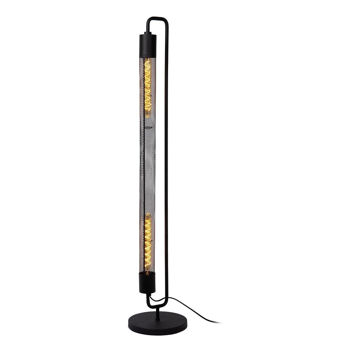 Lucide CALIXT Торшер 2xE27 Black 05733/02/30 — миниатюра 4