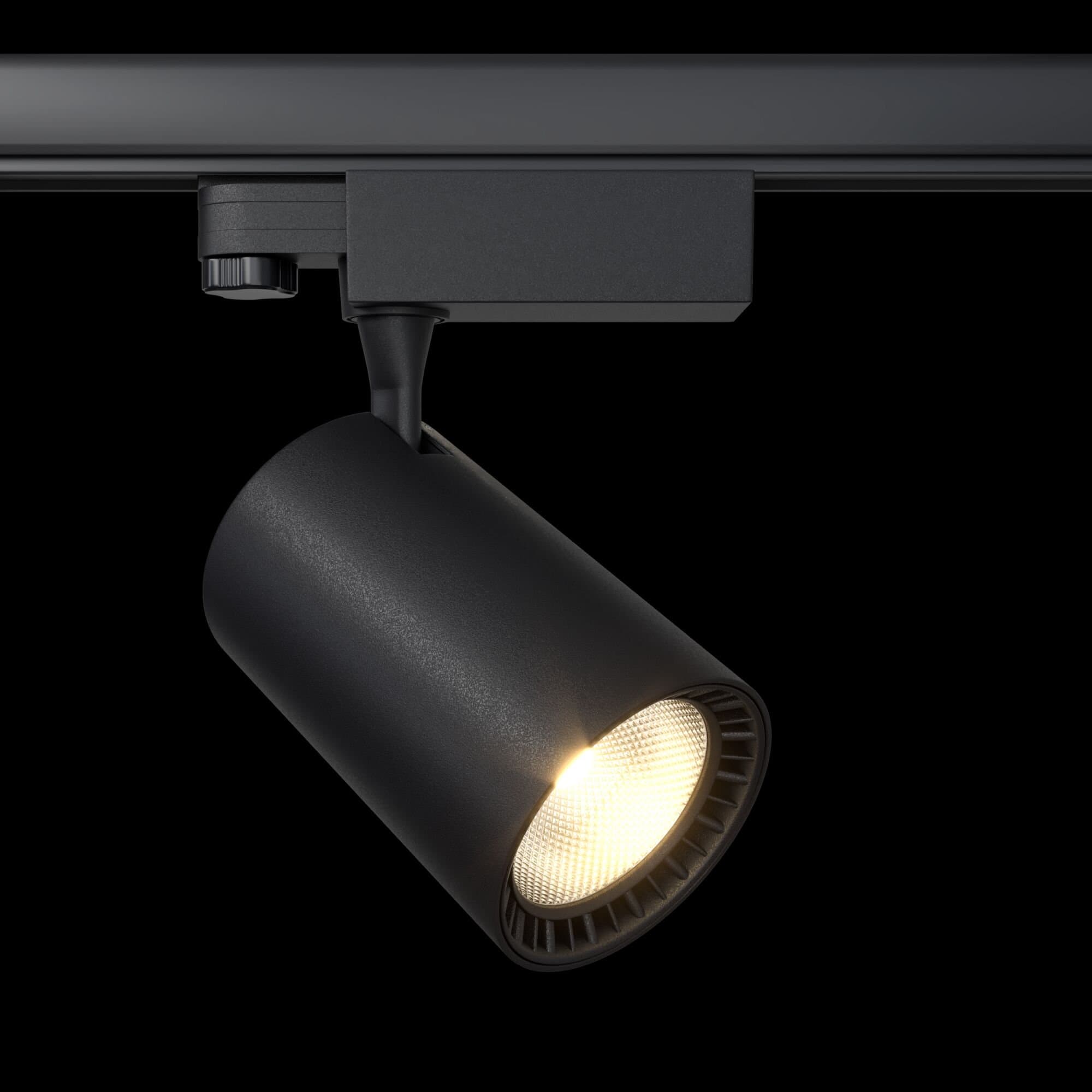 Maytoni 3 phase track system Черный Светильник трековый TR029-3-30W3K-B — миниатюра 3