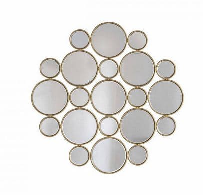 Natural Concept Зеркало G (золото) W910 x D10 x H910mm NC-WAL-MR-2562