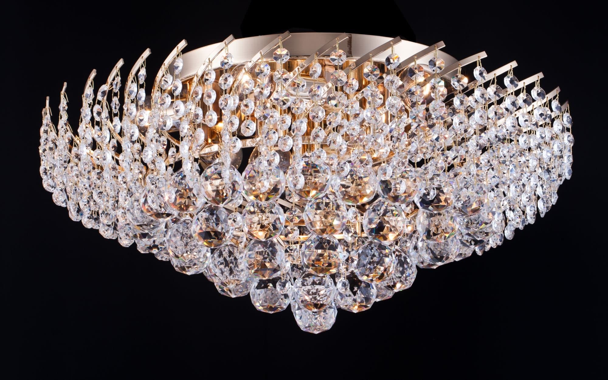 Maytoni Royal Classic Karolina Золото Люстра 9xE14 40W DIA120-09-G — миниатюра 2
