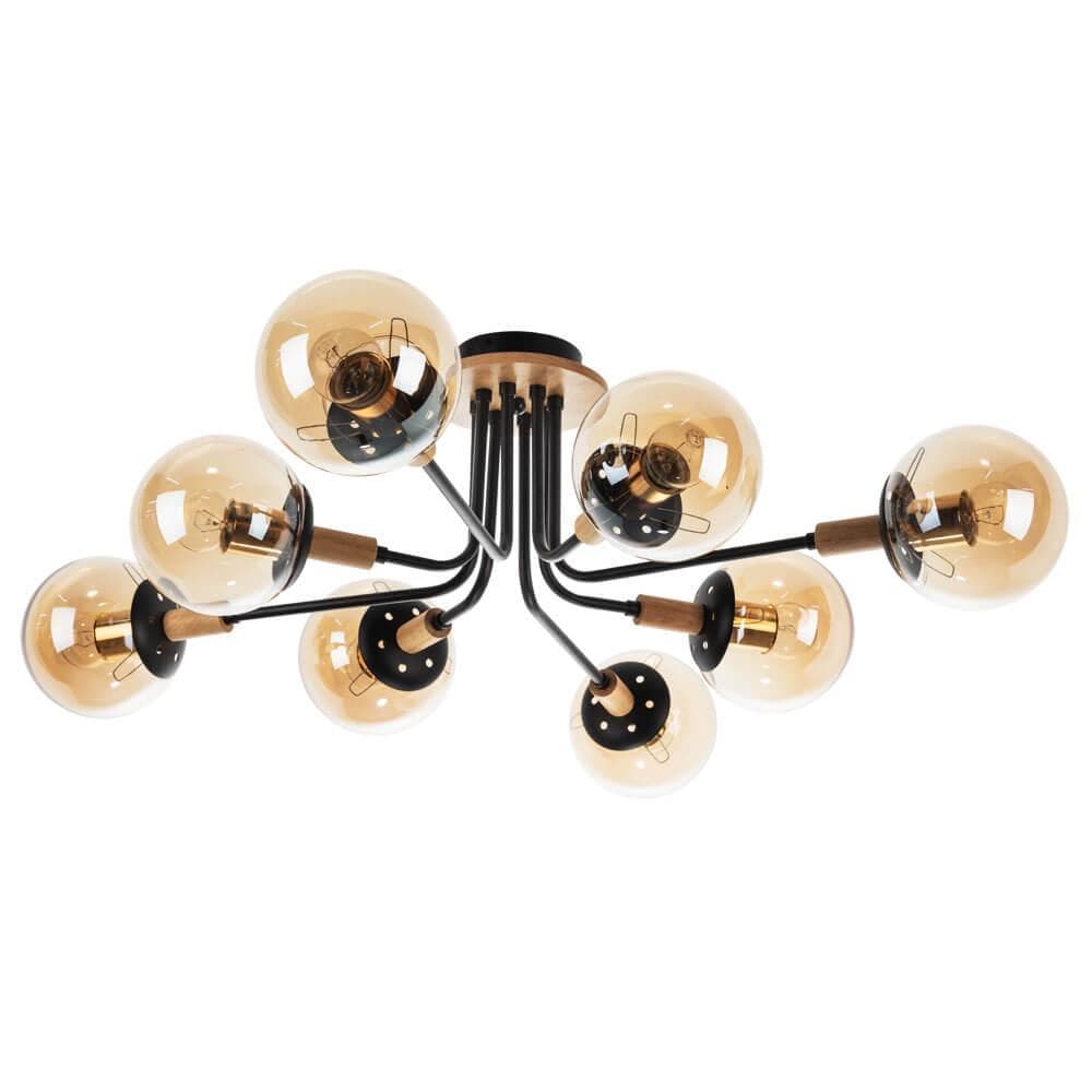 Arte Lamp A2716PL-8BK Люстра потолочная — миниатюра 1