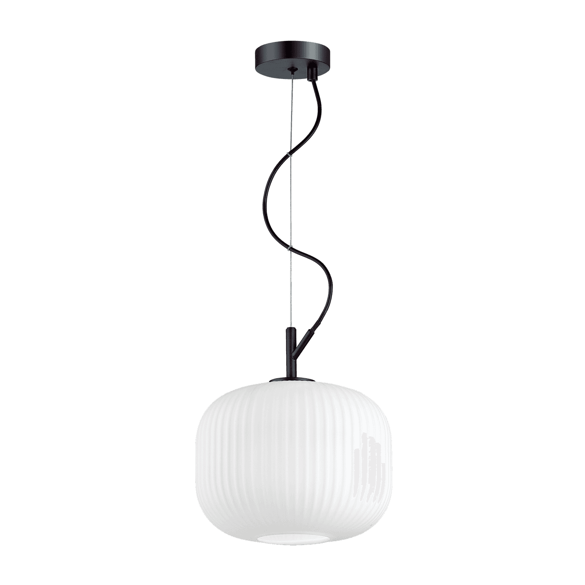 Odeon Light 4753/1 ODL21 белый/черный Подвес E27 60W ROOFI — миниатюра 2