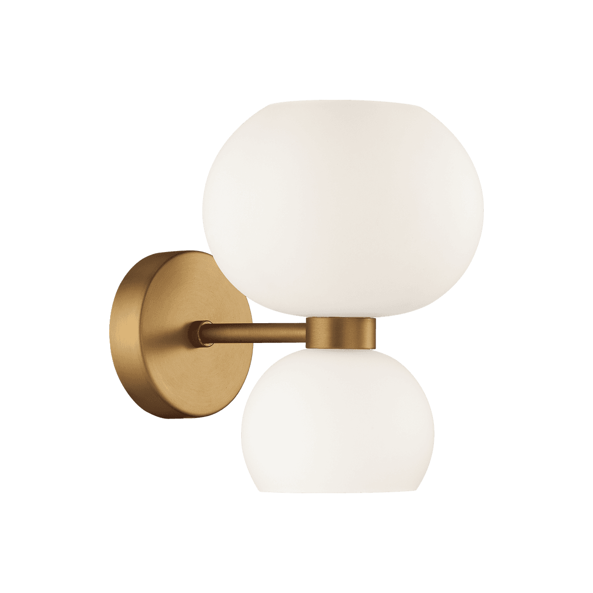 Odeon Light 4979/2W MODERN ODL22 321 мат.бронзовый/белый/стекло Бра E14/G9 1+1*40W CHANGI — миниатюра 2