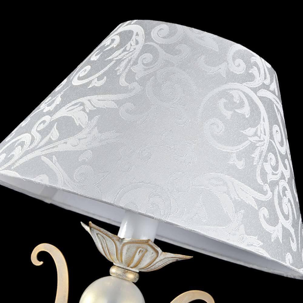 Maytoni Elegant Monile Белый с Золотом Настольная лампа 1xE14 40W ARM004-11-W — миниатюра 8