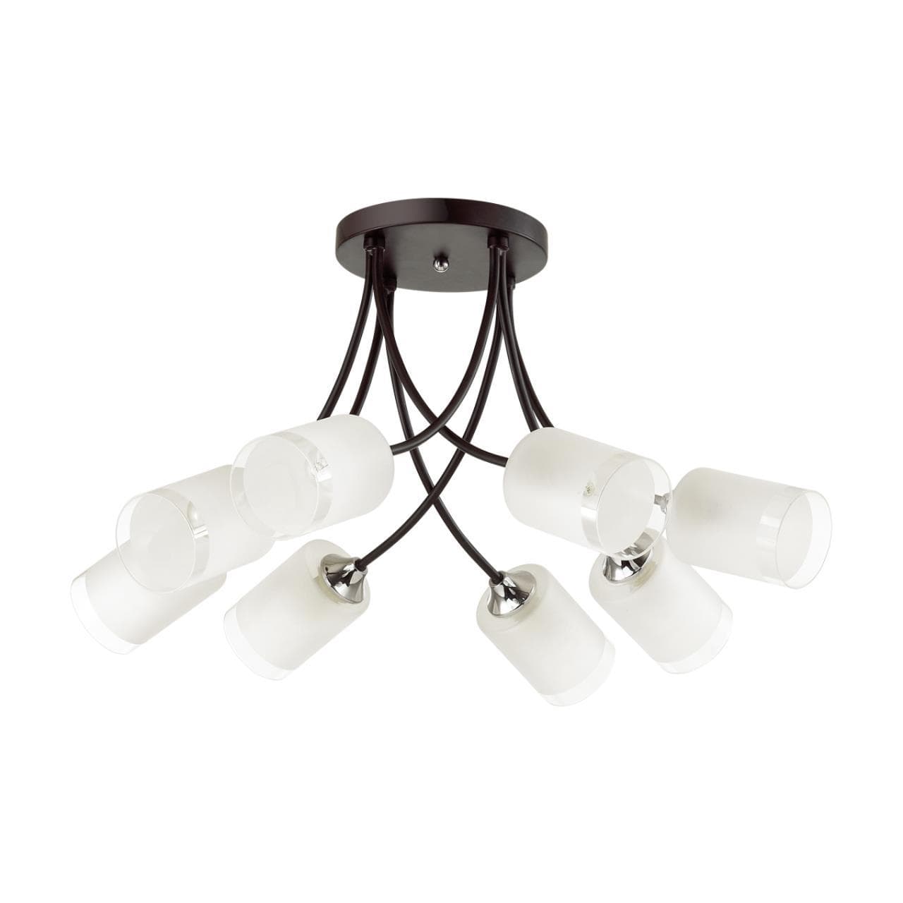 Lumion 4533/8C COMFI LN21 058 черный, хром Люстра потолочная E27 8*60W 220V PAULA — миниатюра 2