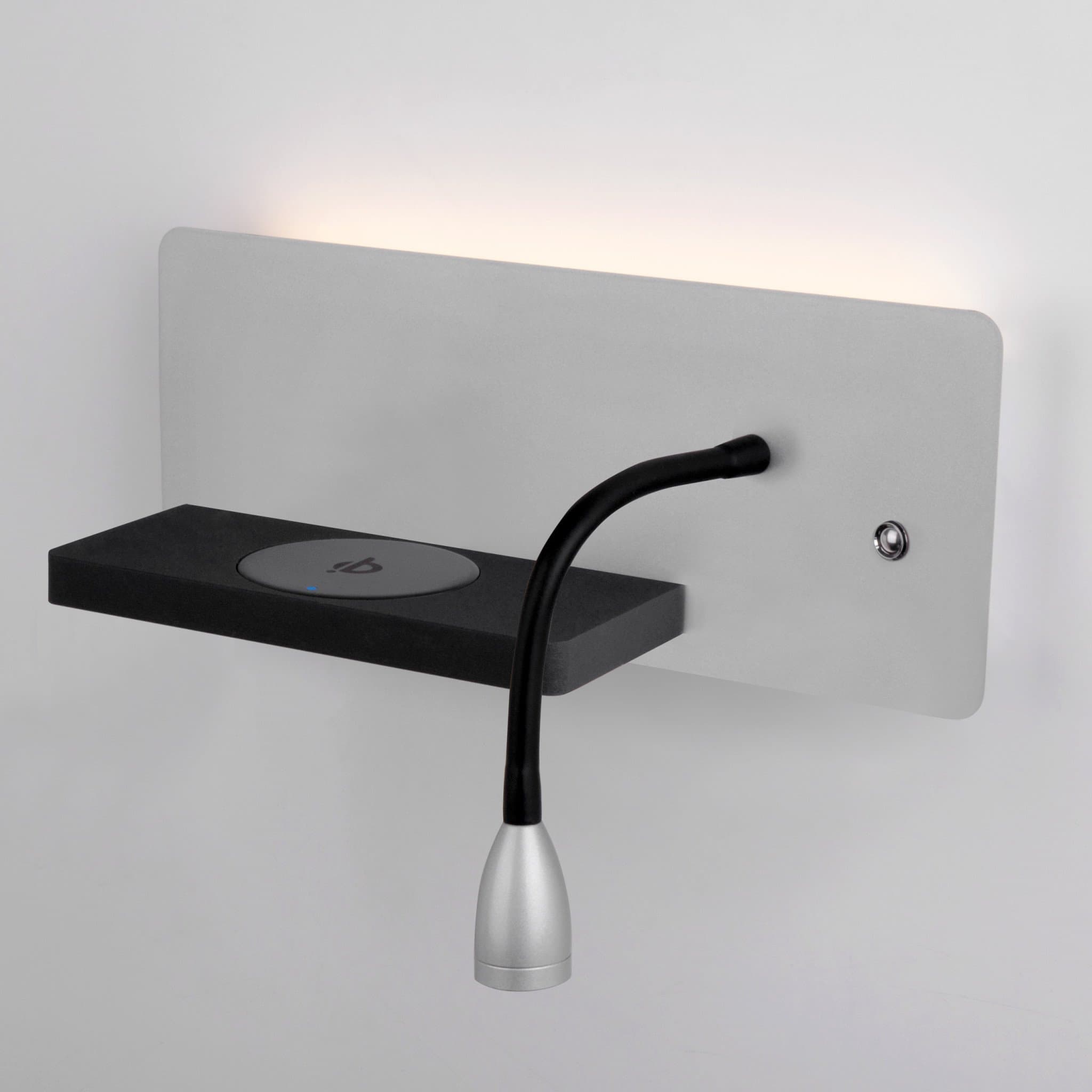 Elektrostandard MRL LED 1112 / Светильник настенный светодиодный Kofro L серебро/чёрный a053079