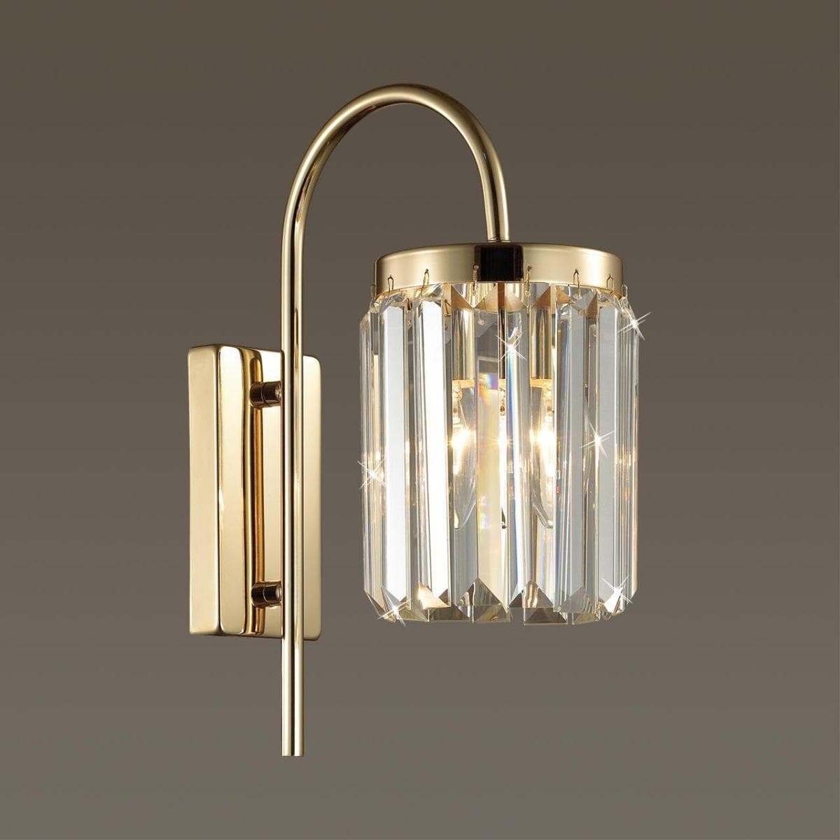 Odeon Light 4987/1W CLASSIC ODL22 449 золотой/хрусталь Бра E14 1*40W VASSA — миниатюра 4
