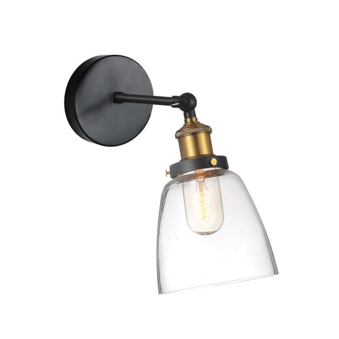 Favourite Cascabel Бронза/Прозрачный Светильник настенный 1*E27*60W 1874-1W