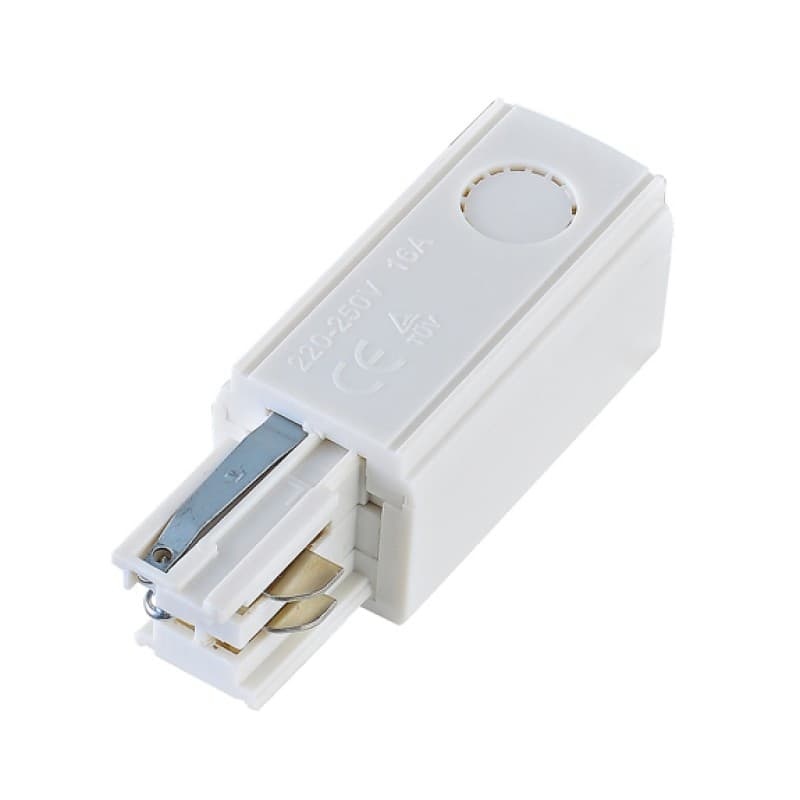 ITALLINE WSO-24B left white коннектор подвод питания WSO 24BL white