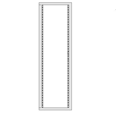 DKC Рама задняя 28U для 19" оборудования в корпуса DAE/CQE 1400 x 600мм R5CRK1460