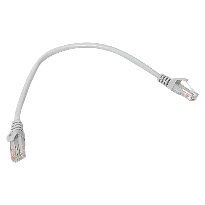 EKF Патч-корд TERACOM PRO Cat.5E неэкранированный UTP оболочка PVC серый (0,2м) — миниатюра 1