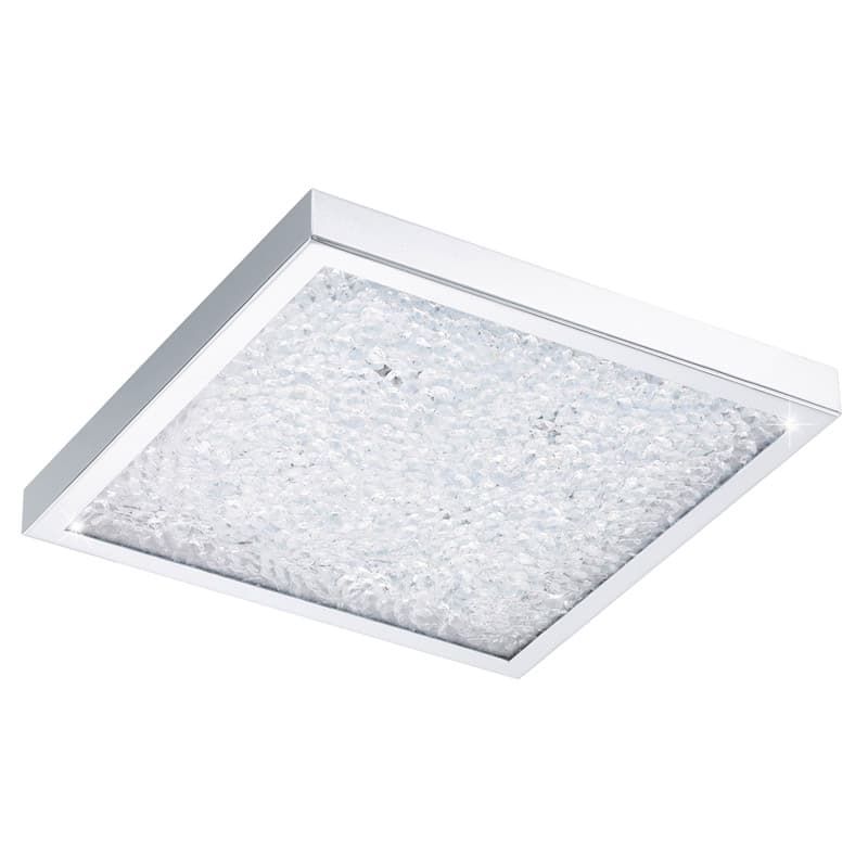 Eglo 32025 Светодиод. потолочный светильник CARDITO, 16W (LED), 320х320, сталь, хром/стекло, хрусталь, пр