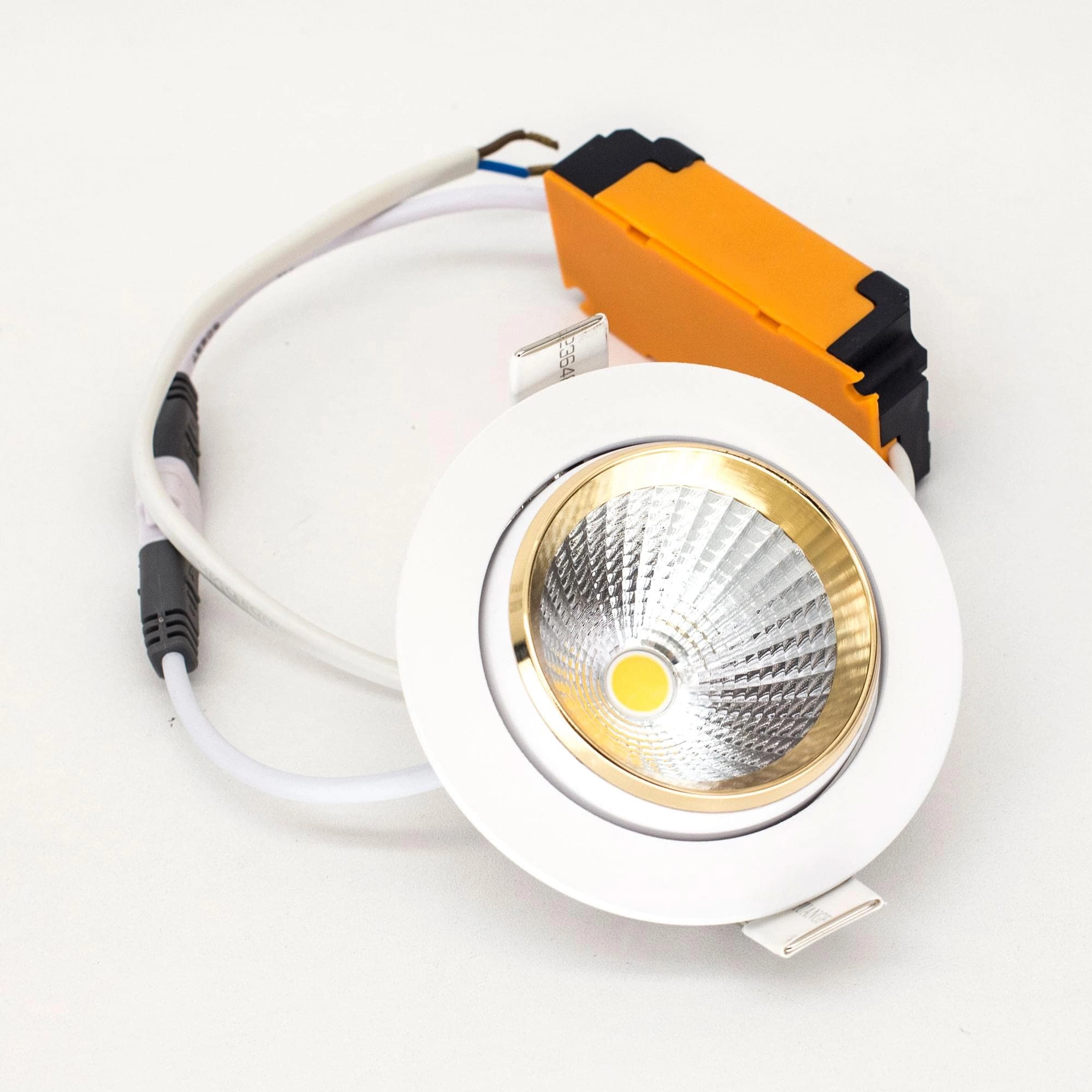 Citilux CLD002W2 Бета Бел+Зол. Светильник Встр. LED 7W*3000K — миниатюра 3