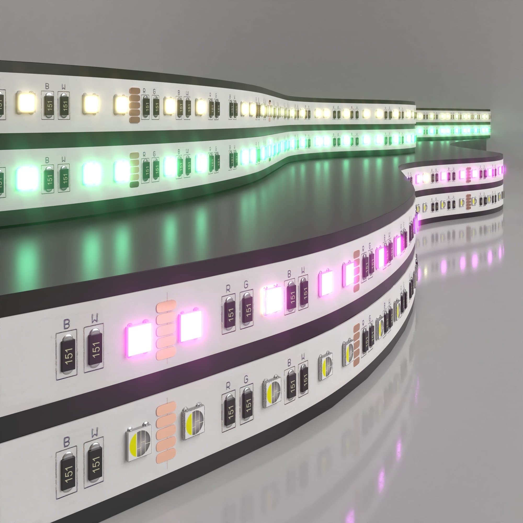 Elektrostandard 5050 24V 60Led 24W IP20 RGBW / Лента светодиодная 60Led 24W IP20 RGB 3300K теплый белый a053701
