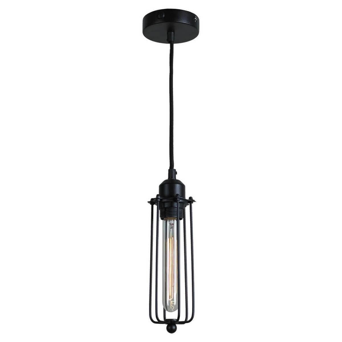 Lussole LOFT Металл Черный /  Без плафона Подвес E27 60W LSP-9608