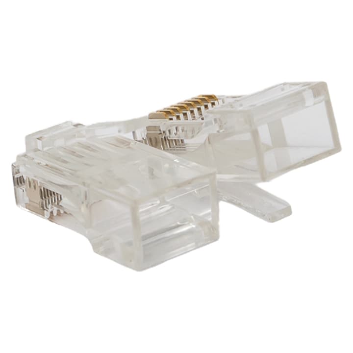 EKF TeraLINK PRO Коннектор RJ-45 TeraLINK PRO неэкранированный 8P8C 30мкд Cat.6 универсальный (упак.20шт) — миниатюра 2