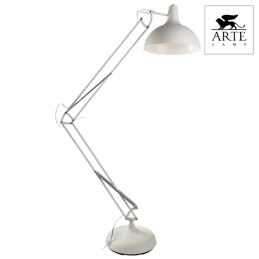 Arte Lamp Goliath Белый Торшер 1x60W 1xE27 A2487PN-1WH — миниатюра 4