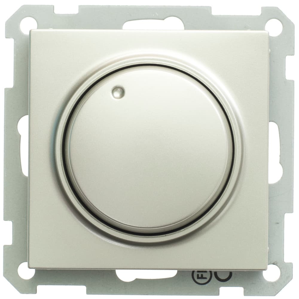 Systeme Electric W59 Светорегулятор (диммер) поворотный 400Вт 230В механизм шампань