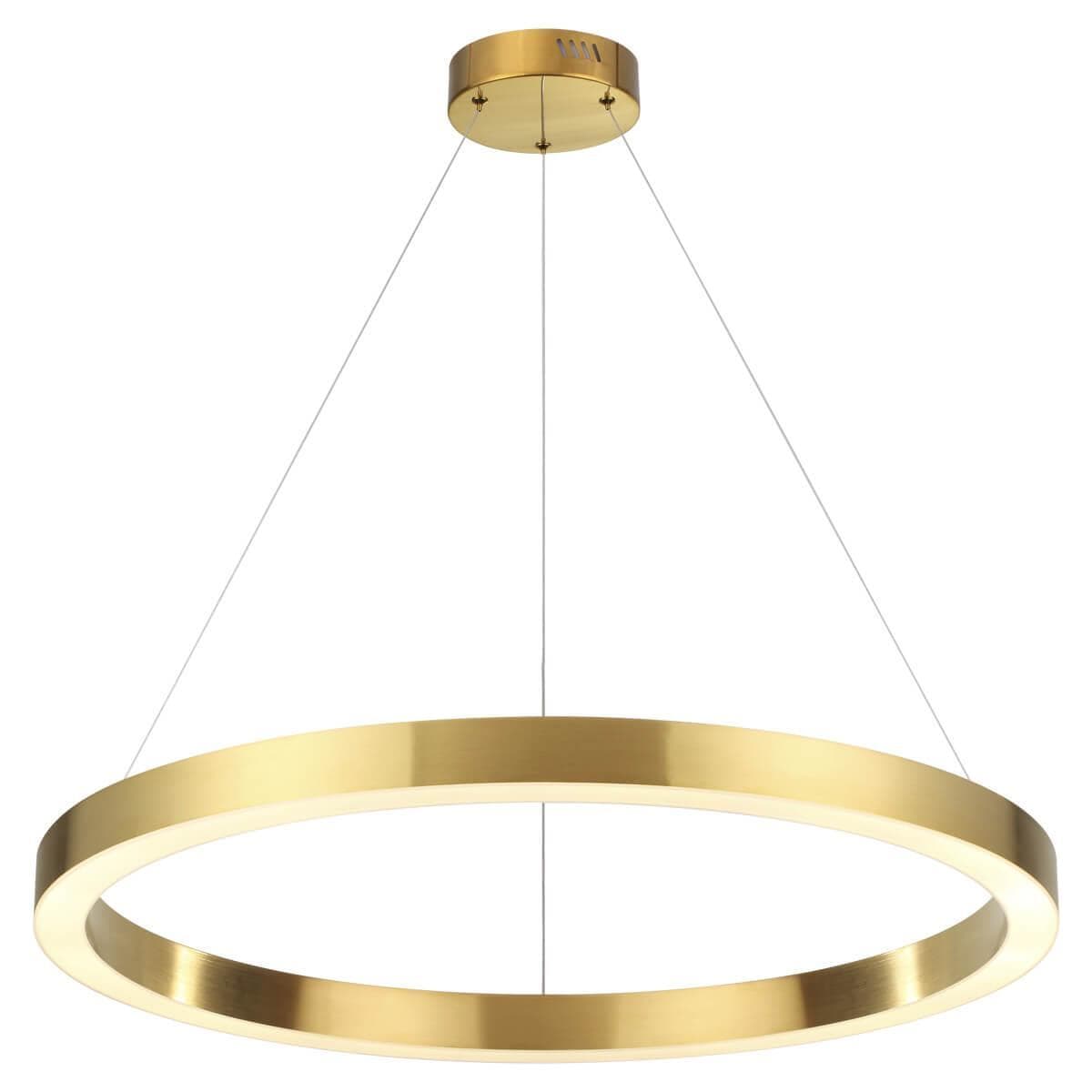 Odeon Light 3885/45LG ODL20 21 золотистый /металл Подвесной светильник LED 4000K 45W 220V (2 вида крепления) BRI — миниатюра 1