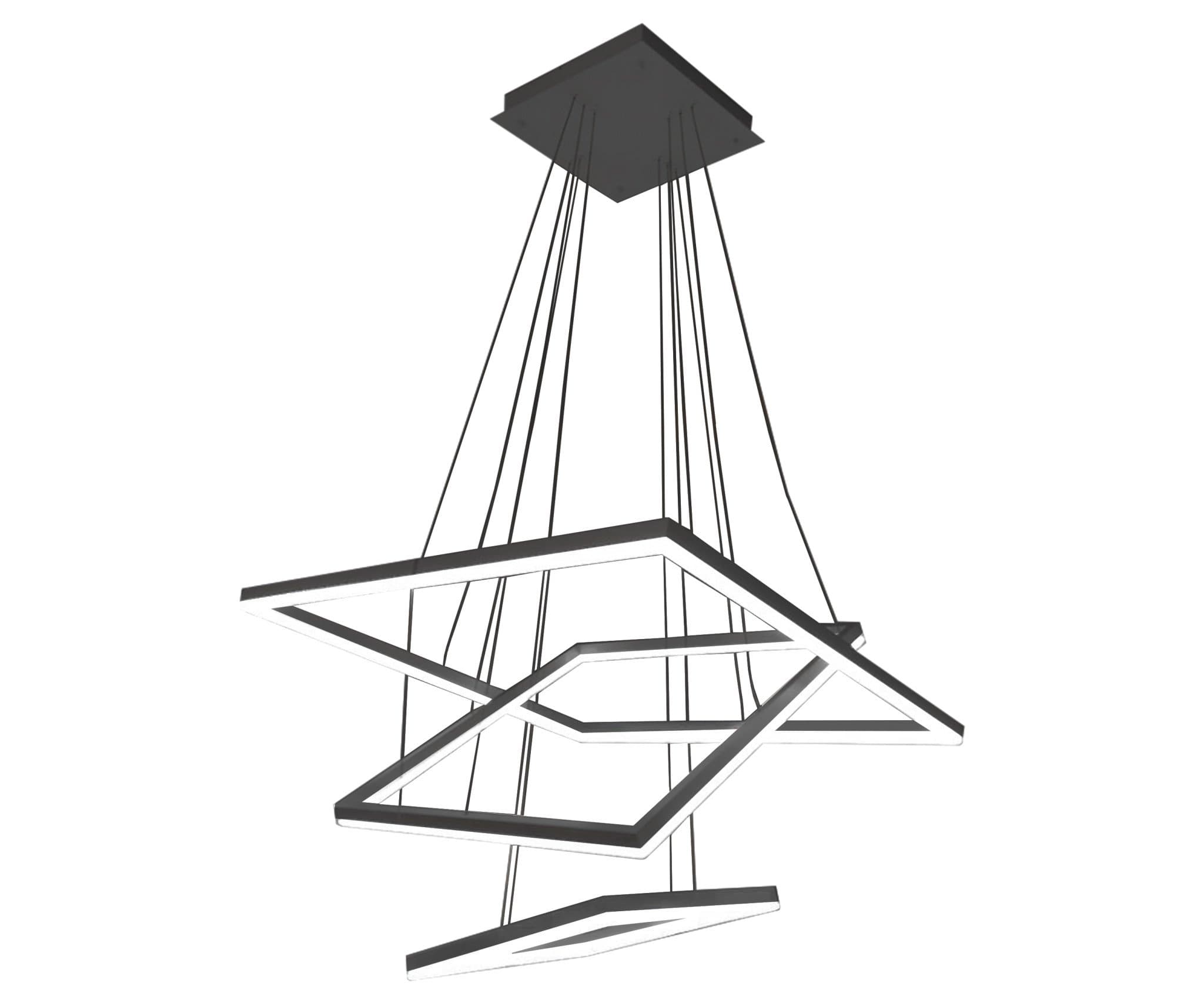 Kink Light 08201,19(4000К) Подвес Альтис черный w80+60+40 h110 Led 110W (4000К)