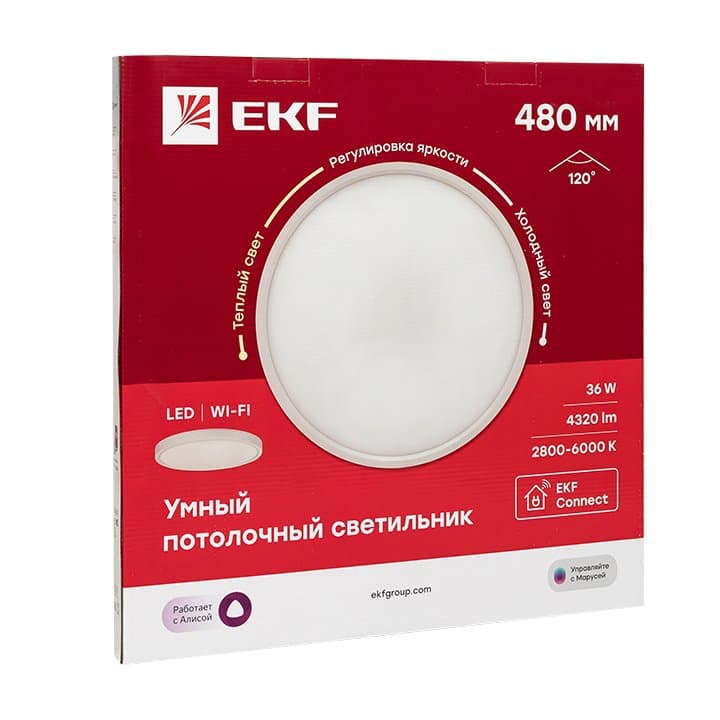 EKF Connect Умный потолочный светильник 480 мм — миниатюра 1