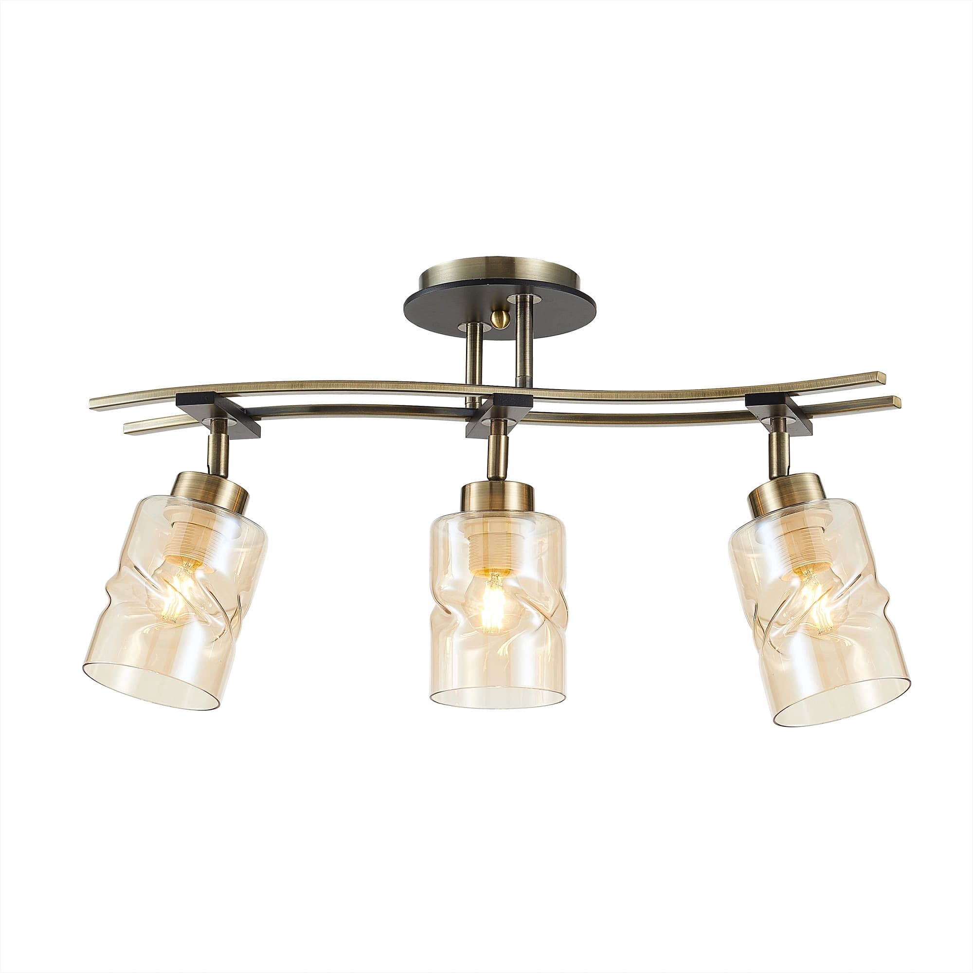 Citilux CL142134 Мерида Брон.Ст.+Венге Светильник потолочный