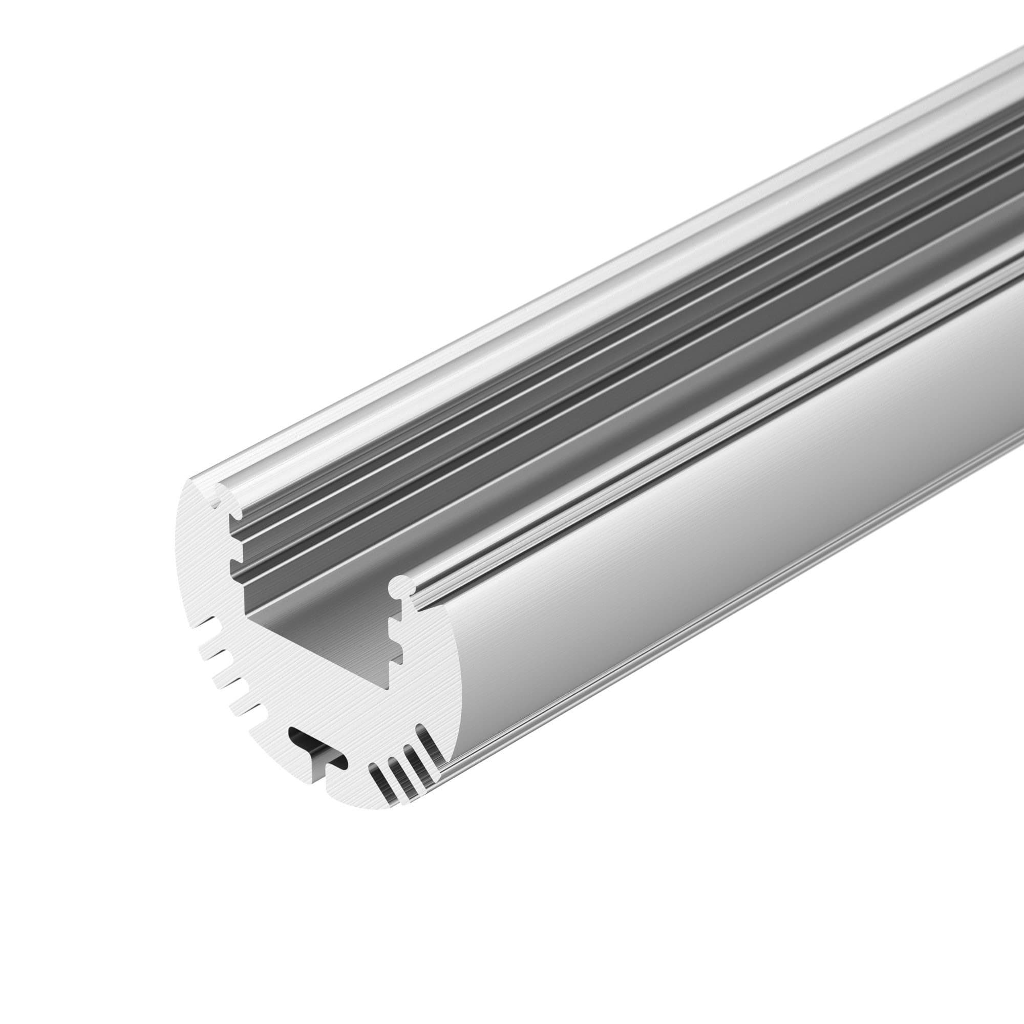 Arlight Профиль с экраном ALU-ROUND-2000 ANOD+LEN30 (Алюминий) 015527 — миниатюра 3
