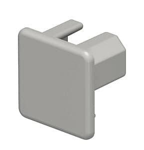 OBO Bettermann Заглушка торцевая кабель-канала WDK 20x20 мм, ПВХ, серый RAL7030 6158706 — миниатюра 2