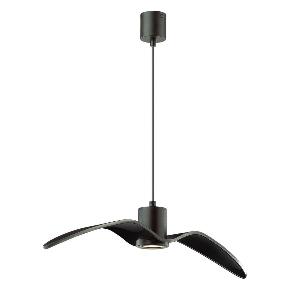 Odeon Light 4902/1B PENDANT ODL22 233 черный/стекло Подвес GU10 1*5W BIRDS — миниатюра 1
